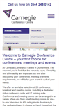 Mobile Screenshot of carnegieconferencecentre.co.uk
